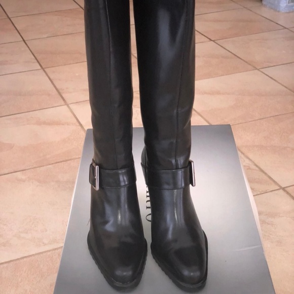 Franco Sarto Black Boots - Picture 3 of 6